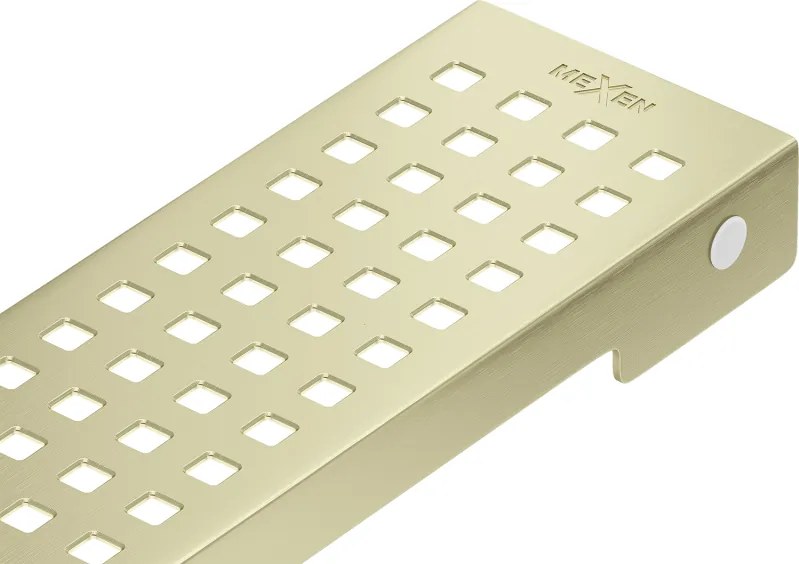 Mexen Flat M08 afdekplaat voor vloergoot 90 cm, geborsteld goud - 1A25090