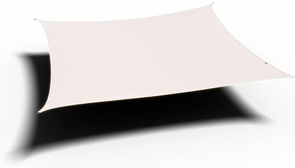 Platinum Dreamsail waterproof schaduwdoek vierkant 5x5x5x5 m - Cream