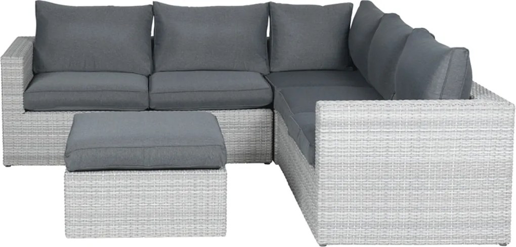 Garden Impressions Bruno loungeset 4-delig - licht grijs