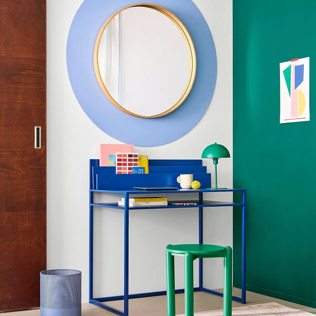 Ronde spiegel in fineereikØ80 cm, Alaria