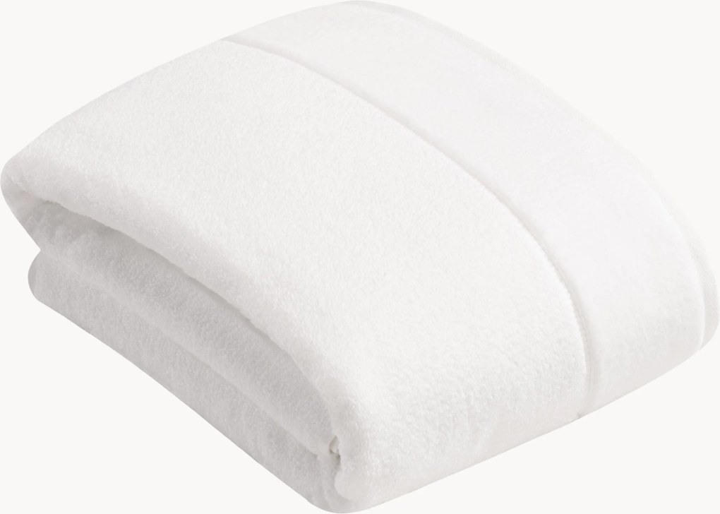 Katoenen badlaken Pure met velours bies