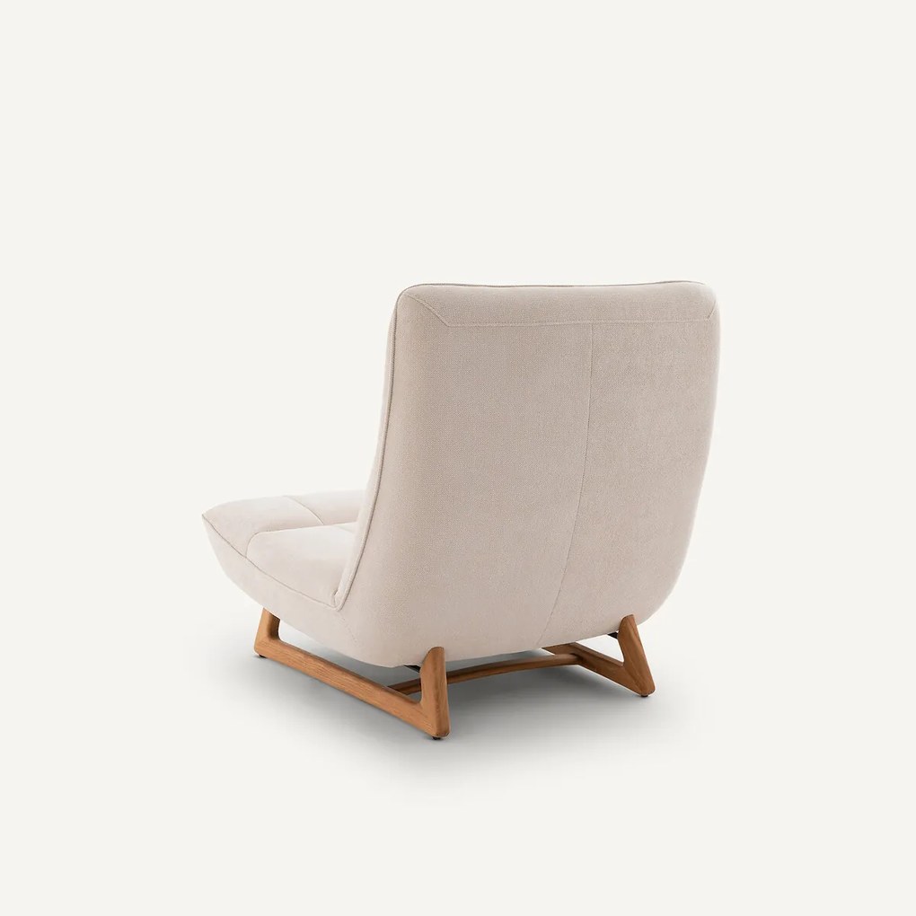 Fauteuil eik en gerecycled polyester, Lafar