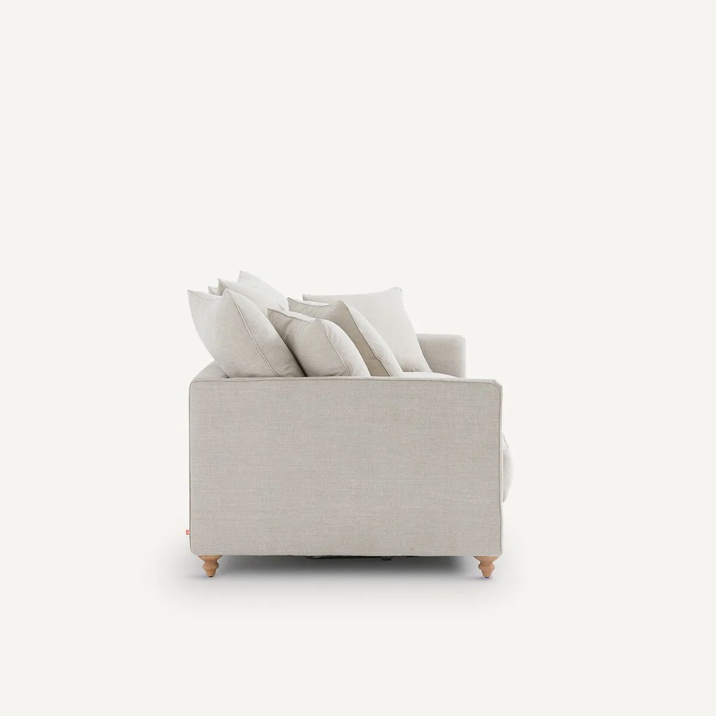 Compacte omvormbare bank van katoen en linnen, Lazare