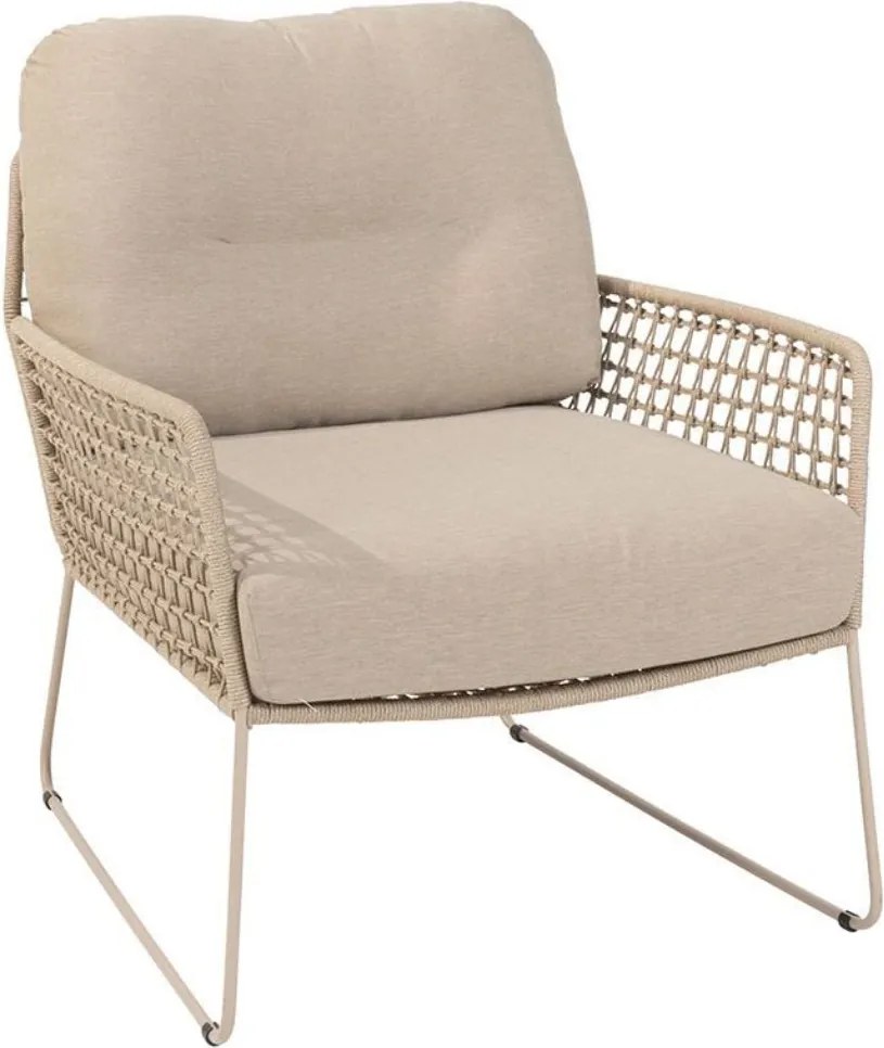 Taste by 4 Seasons Albano loungestoel - latte