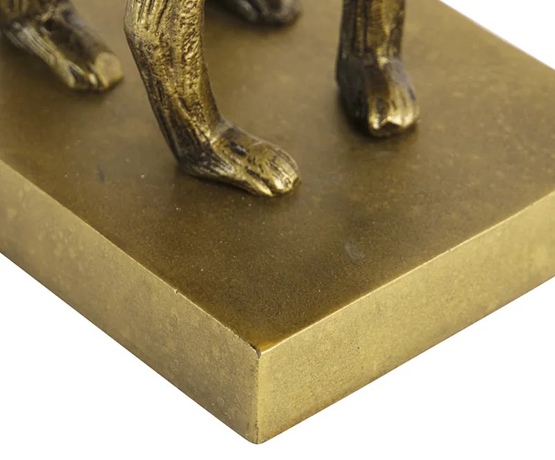 Vintage tafellamp messing - Animal Aap Hale