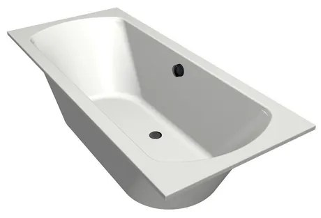 Xenz Lagoon ligbad - 180x80cm - met overloop - zonder afvoer - Acryl Wit 6928-01