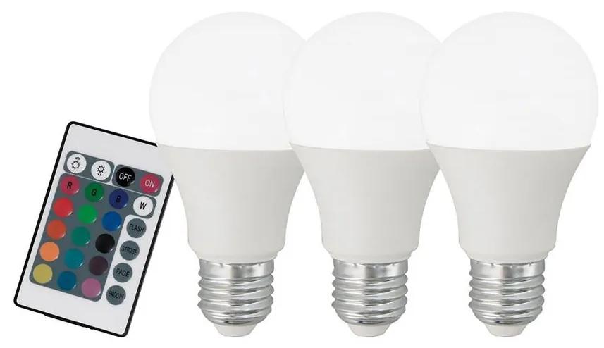 SET 3x LED Lamp dimbaar E27/7,5W/230V - Eglo 10681