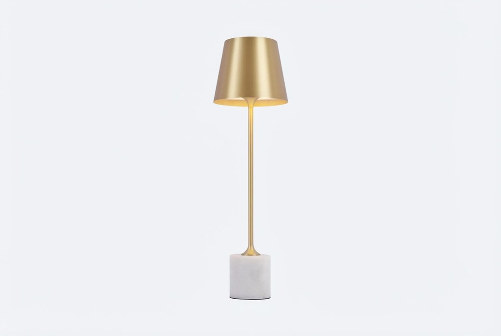 Moderne Tafellamp Goud Incl. LED Dimbaar IP Oplaadbaar - Topi Taupe