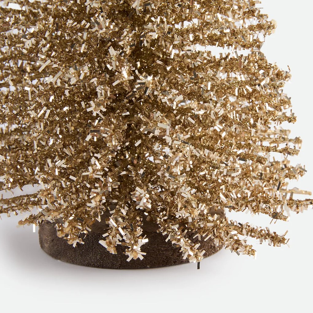 Decoratieve kerstboom met glitters, hoogte 30 cm, CASPAR