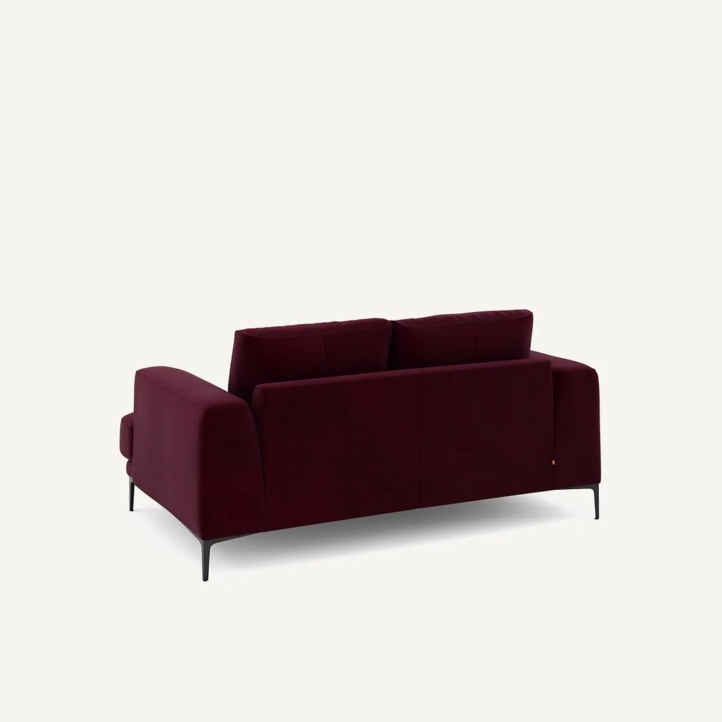 Bank 2-zit in fluweel, Marsile