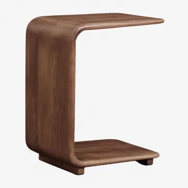 Pack Van 2 Nachtkastjes 40x35 Cm Van Tinsley Hout Donker Acaciabruin - Sklum