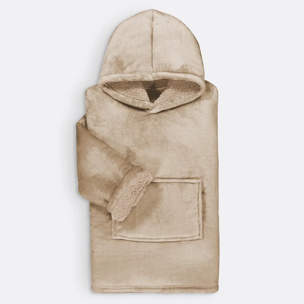 Plaid fleece sweater maat S/M, Javi