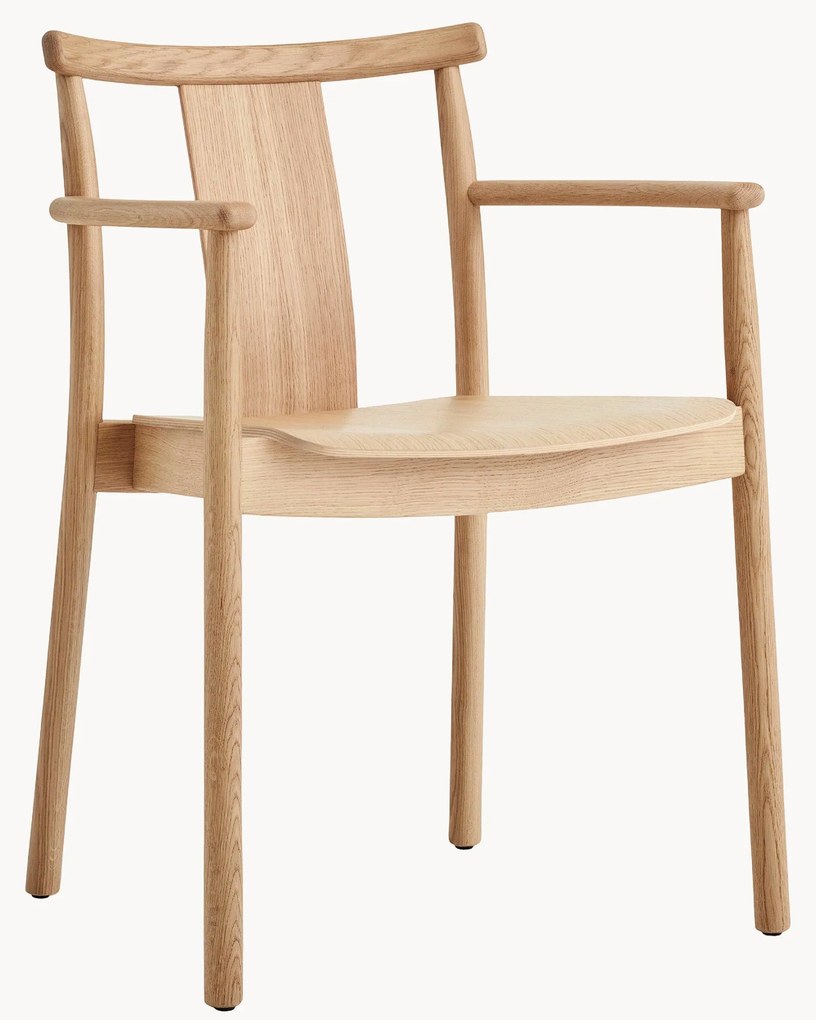 Armstoel Merkur van eikenhout