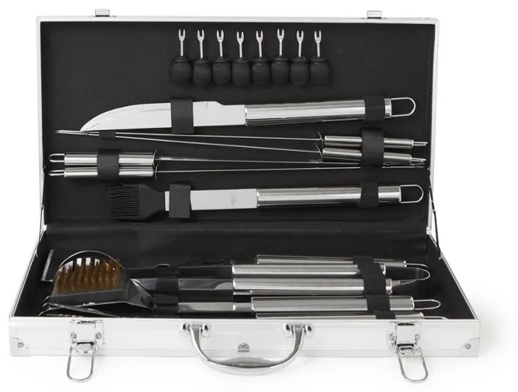 Leopold Vienna Barbecue koffer 18-delig