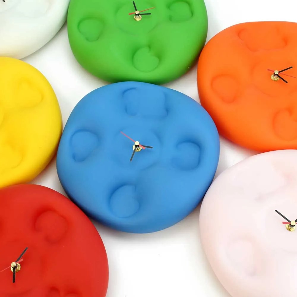 Design Klok - Teun Zwets - Bubble Clock Oranje