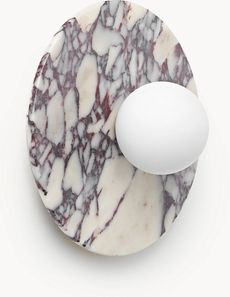 Wand- en plafondlamp Cehlani van Calacatta Viola marmer
