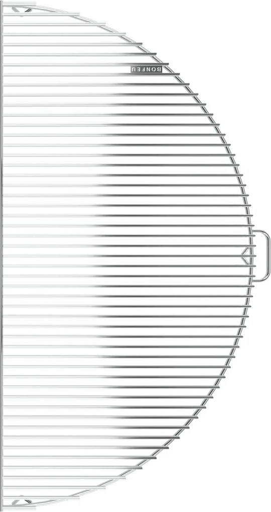 BonFeu BonGrill ½ diameter 100 - Grijs - LxBxH: 54x104x3cm