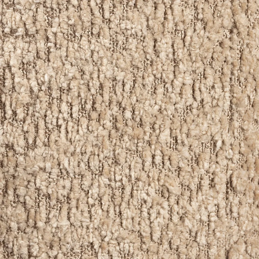 Dutchbone Sen Ronde Poef Beige Boucle Stof