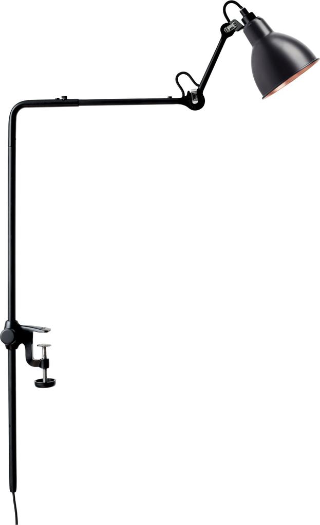 DCW éditions Lampe Gras N226 bureaulamp met tafelklem Koper/zwart