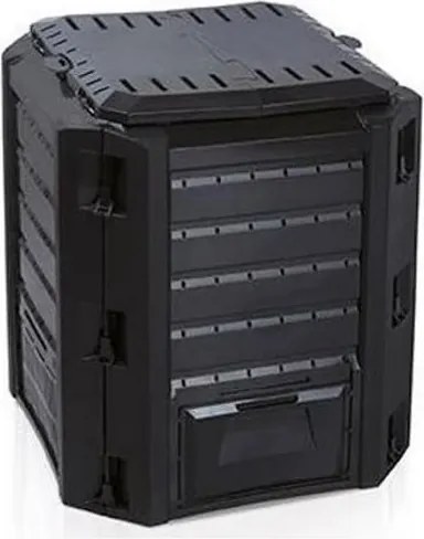 Prosperplast Compogreen Compostvat - Zwart - 380 Liter - 72 x 72 x 83 cm