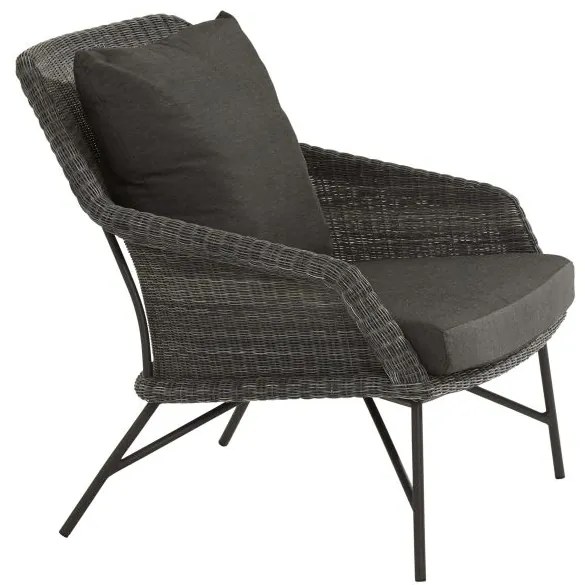 4 Seasons Outdoor Samoa Living Chair  Loungestoel    antraciet weerbestendig