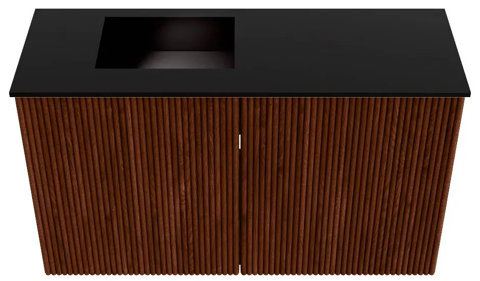 Mondiaz Joya 70cm toiletmeubel ruby met wastafel faye links zonder kraangat urban