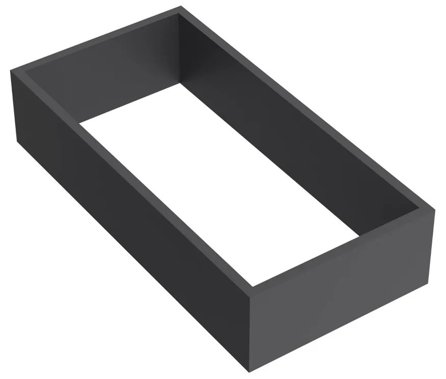 Muebles Sala ladeverdeler 16x33cm antraciet