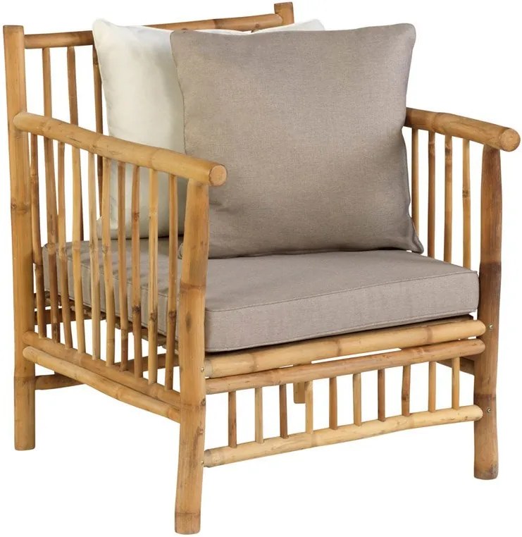 Exotan Bamboo loungestoel- bruin