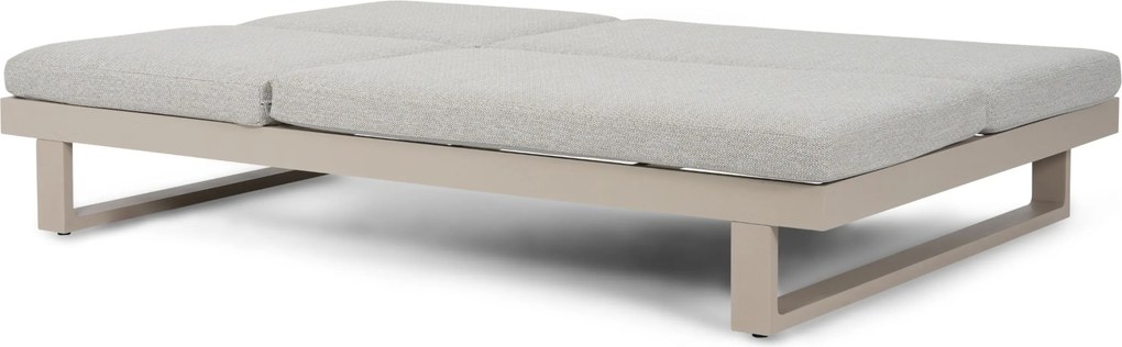 Lifestyle Garden Furniture Massimo Ligbed Met Kussen Loft/sandy Aluminium Taupe