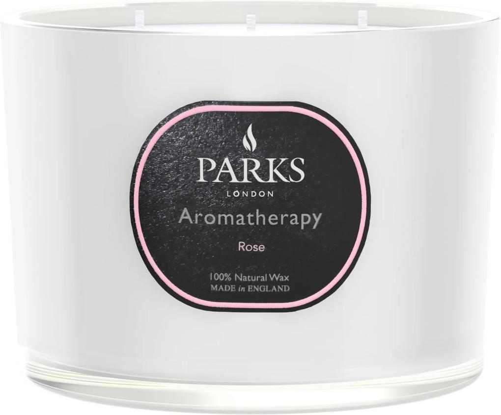 Parks London | AROMATHERAPY - Rose 3 lonten wit geurkaarsen decoratie kaarsen & kandelaars