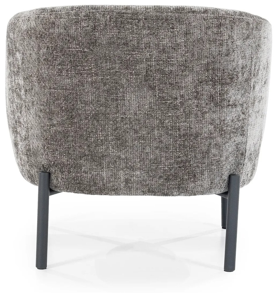 By-Boo Oasis Bruine Fauteuil Met Ronde Rugleuning