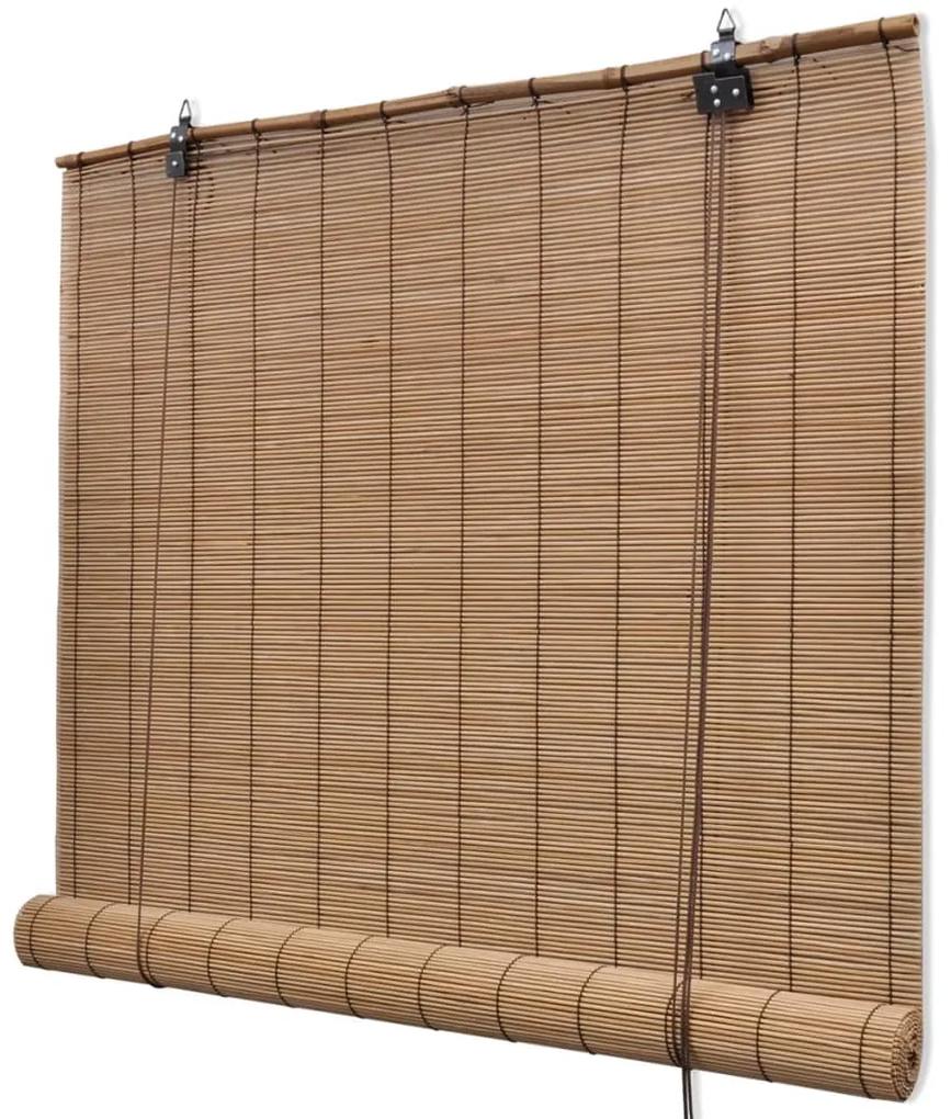 vidaXL Rolgordijn 120x160 cm bamboe bruin