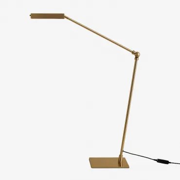 Led Tafellamp Van Metaal Valtyn Goud - Sklum