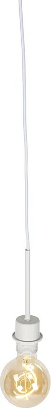 Moderne hanglamp wit zonder kap - Combi 1