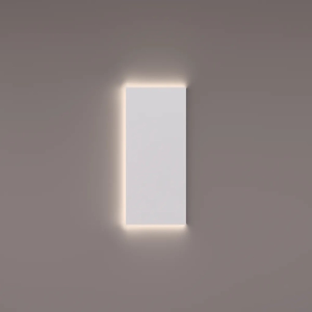 Hipp Design T02 spiegel rechthoekig met verlichting aan 3 zijdes 35x80cm