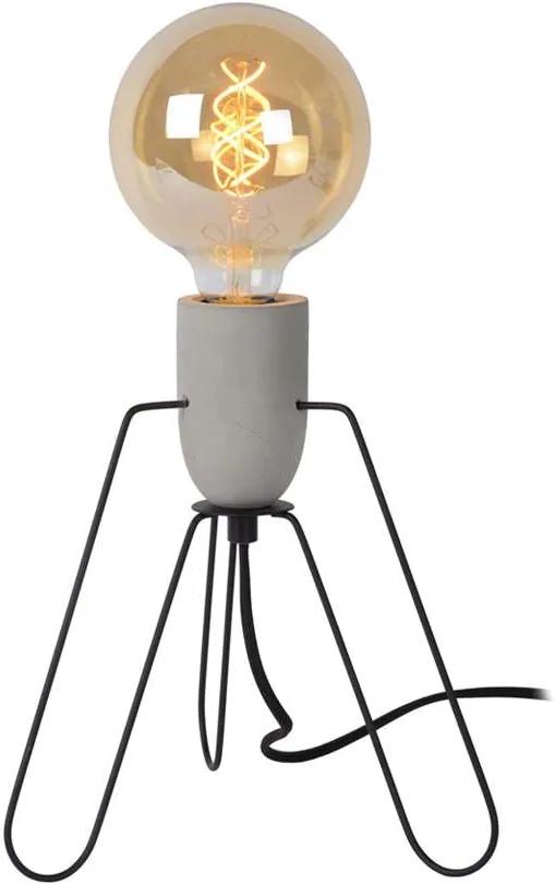 Lucide tafellamp Semih 24x24x26,5 cm - grijs - Leen Bakker
