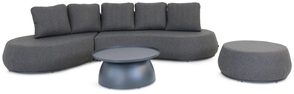 Loungeset tuin 4 personen Outdoor textiel Grijs Lifestyle Garden Furniture Lugo