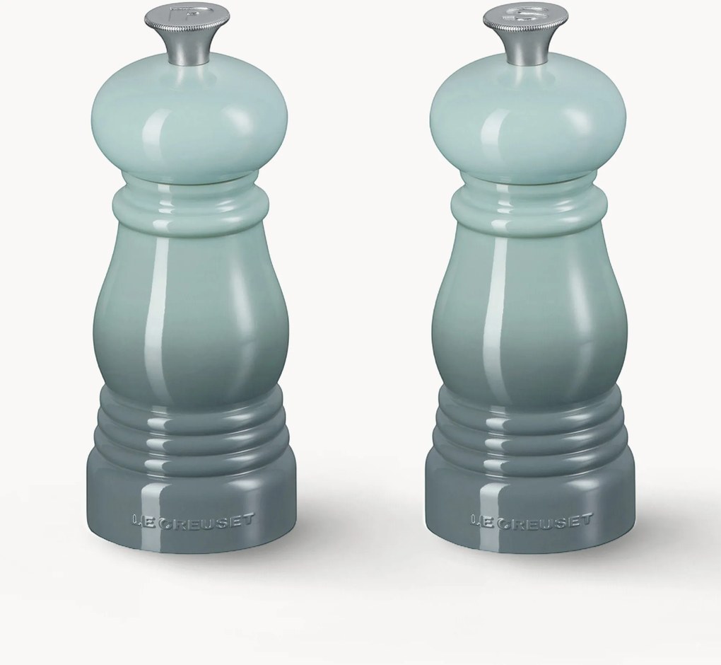Zout- en peperstrooier Creuset met keramisch maalwerk, 2-delig