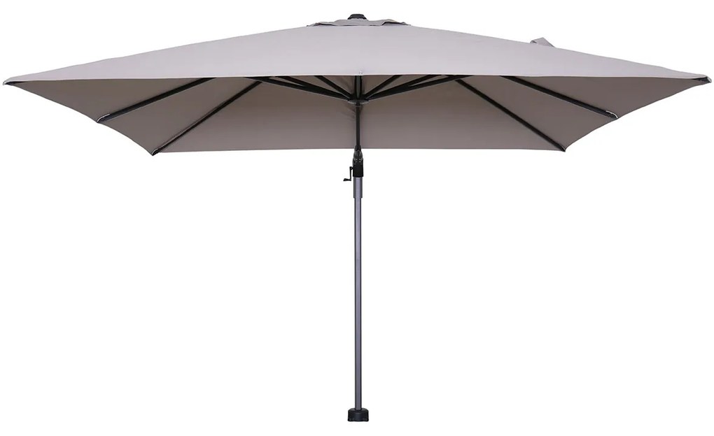 Garden Impressions Hawaii zweefparasol 300x300 cm - frame carbon black - doek zand