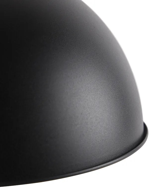 Retro tafellamp mushroom zwart met goud - Magnax