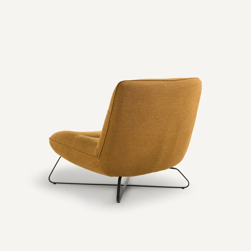 Fauteuil in mêlee gevlochten stof, Helma