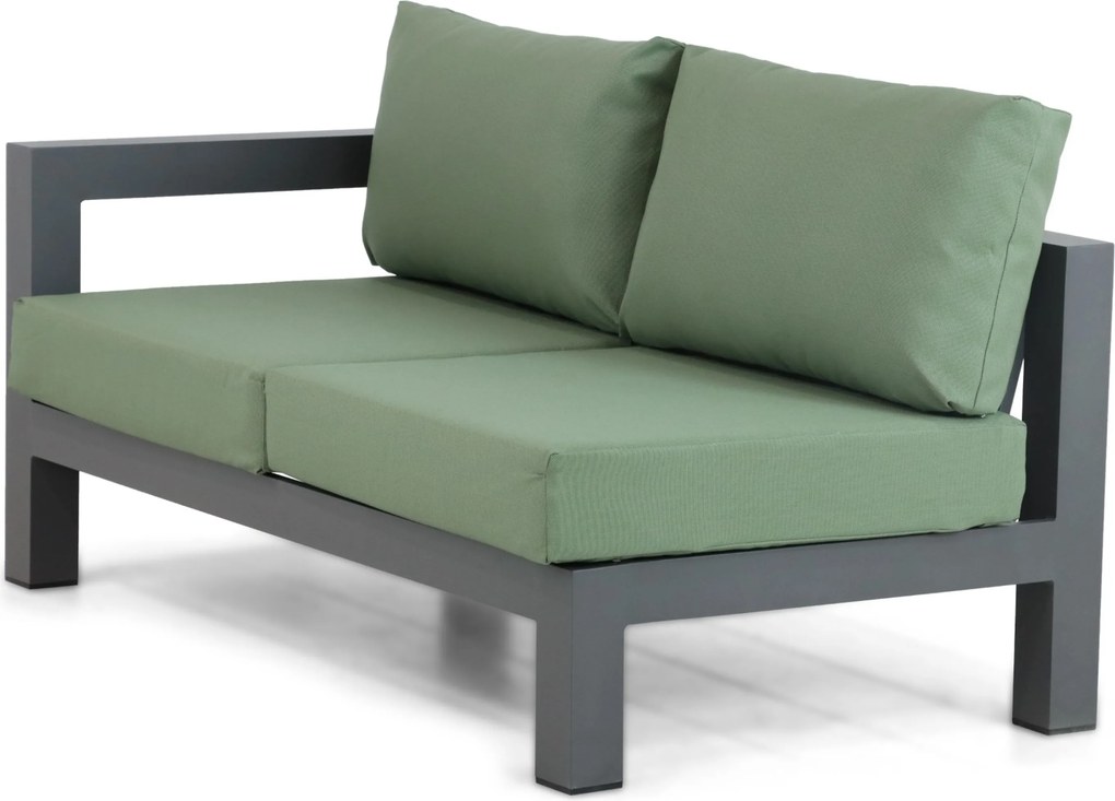 Hoek loungeset 6 personen Aluminium Grijs Lifestyle Garden Furniture Luca