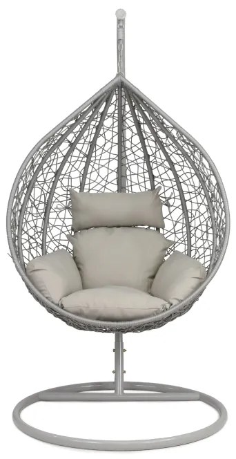 Durango tuin hangstoel met frame Garden Point lichtgrijs