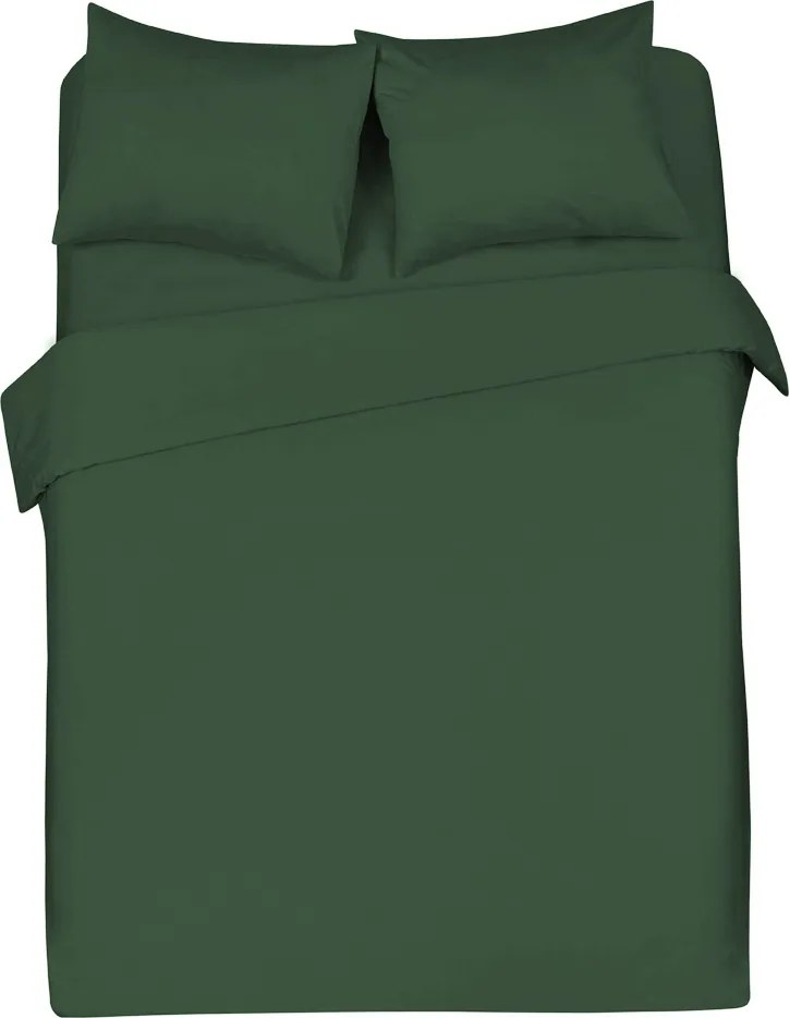 Dekbedovertrek Queen - 100% katoensatijn - 240x200/220 - groen