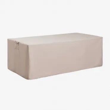 Rechthoekige Beschermhoes Voor Tuintafel Otley Tapioca Beige & 210 X 110 Cm - Sklum