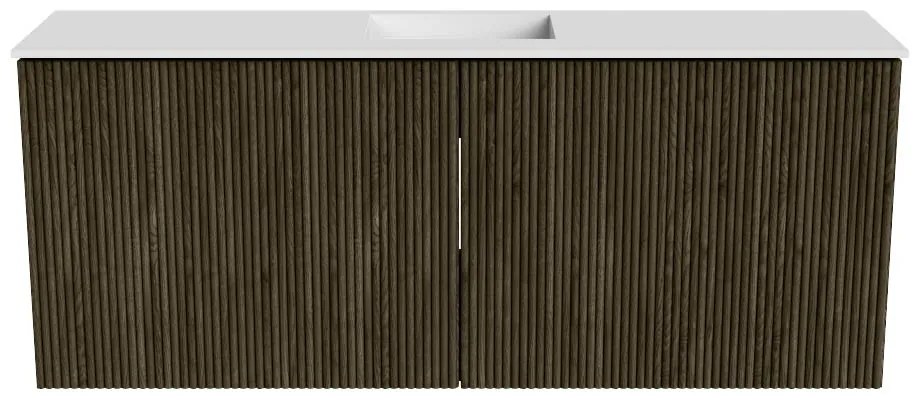 Mondiaz Joya 100cm toiletmeubel shadow met wastafel faye midden 1 kraangat talc