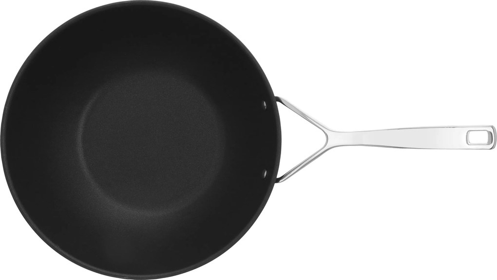 Demeyere Alu Pro 5 Wok vlakke bodem Duraslide Titanium 30 cm - Alu Pro 5 - Demeyere