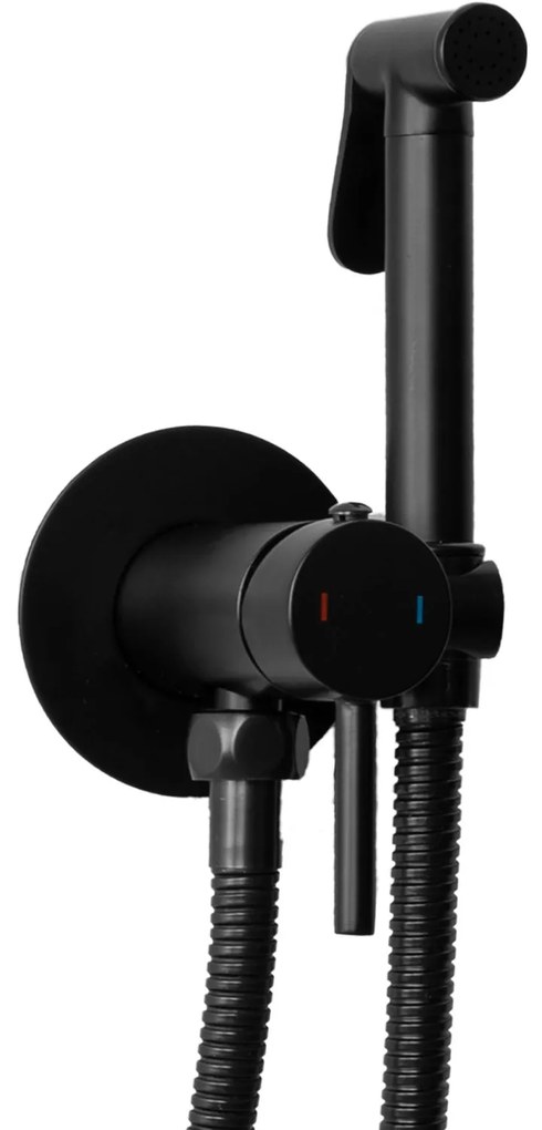 Inbouw Bidetmengkraan Rea Lungo Loop Black