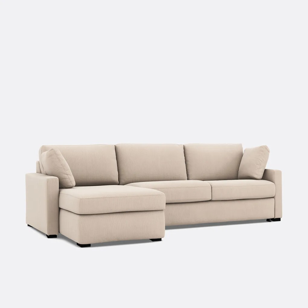 Comfort Bultex® corduroy hoekbank Timor