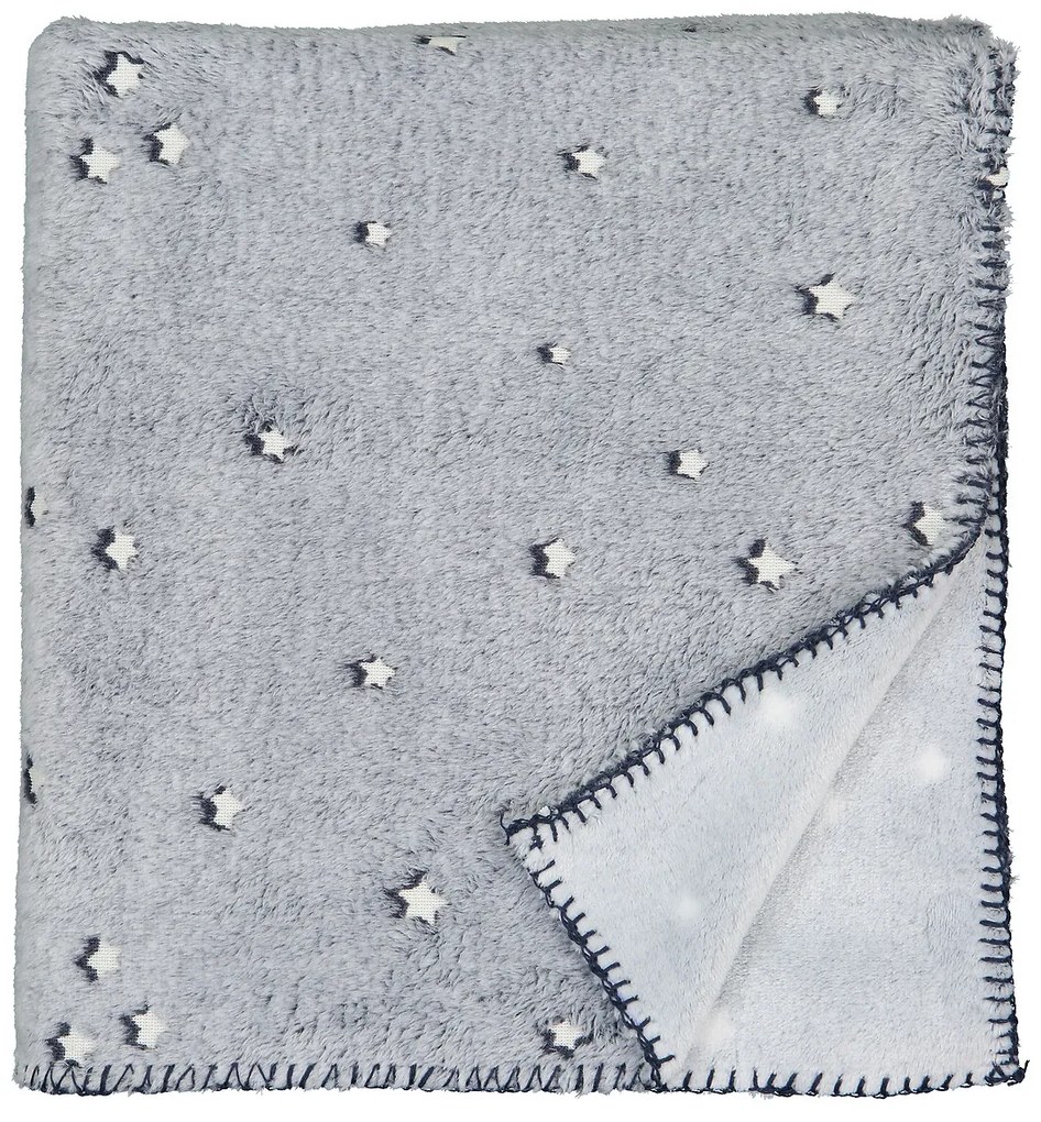 Plaid in fleece, fosforescerend , Spazio